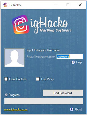 Instagram Password Cracker IGHacko